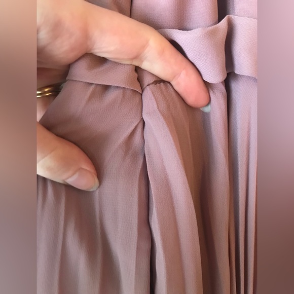 Azazie Lindie Bridesmaid Dress, Size 10, Vintage Mauve - Picture 5 of 8